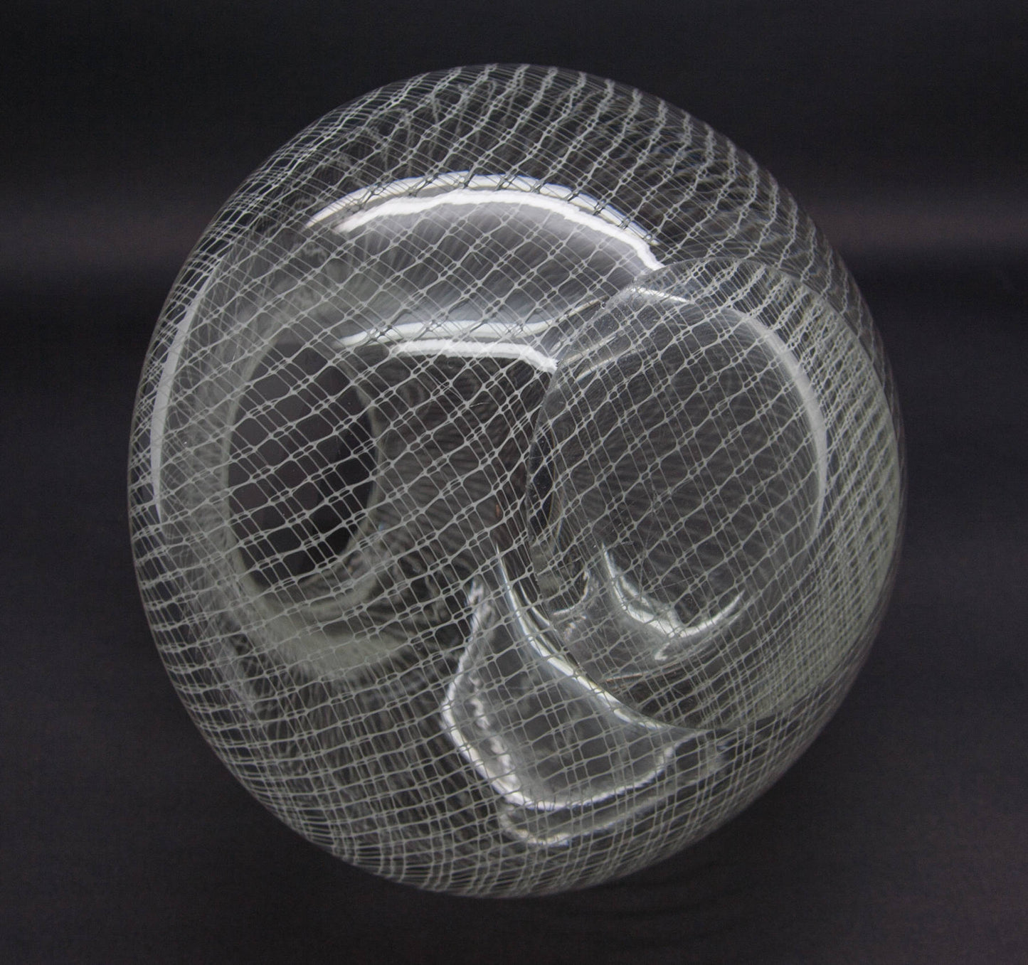 MILOS PULPITEL / RUDOLF SCHWEDLER Harrach Studio HARRTIL White Lattice Glass Vase Mollaris.com 