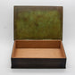 Modernist Brass Inlaid Deer Bronze Cigar Box Mollaris.com 
