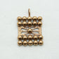 Modernist PERTTI PEURI Brutalist Finnish Bronze Pendant Mollaris.com 