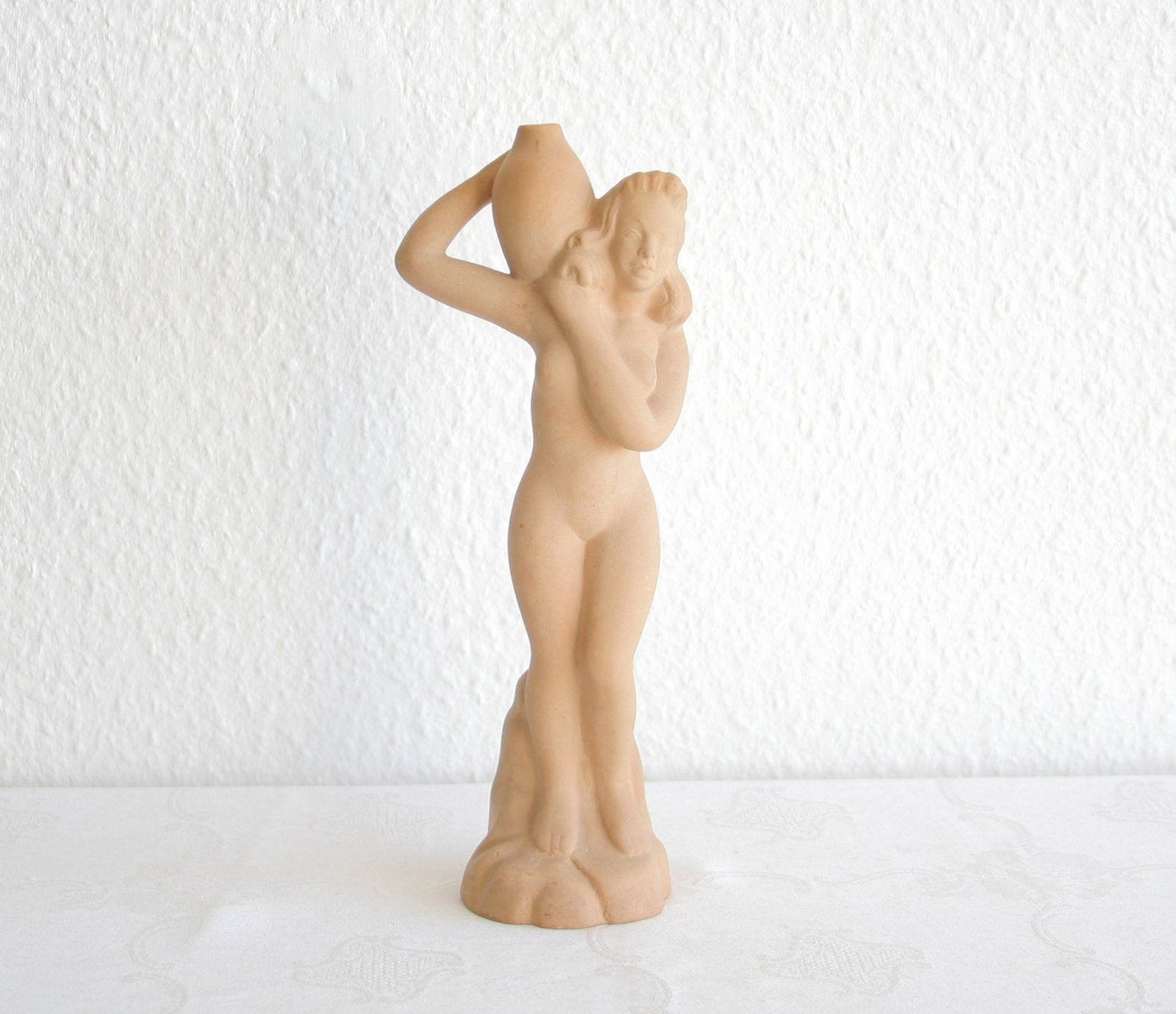 OVE RASMUSSEN Woman with Jar Ceramic Figurine Mollaris.com 