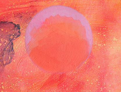 PER DAHL Daybreak Sunrise Crowing Rooster Painting Mollaris.com 