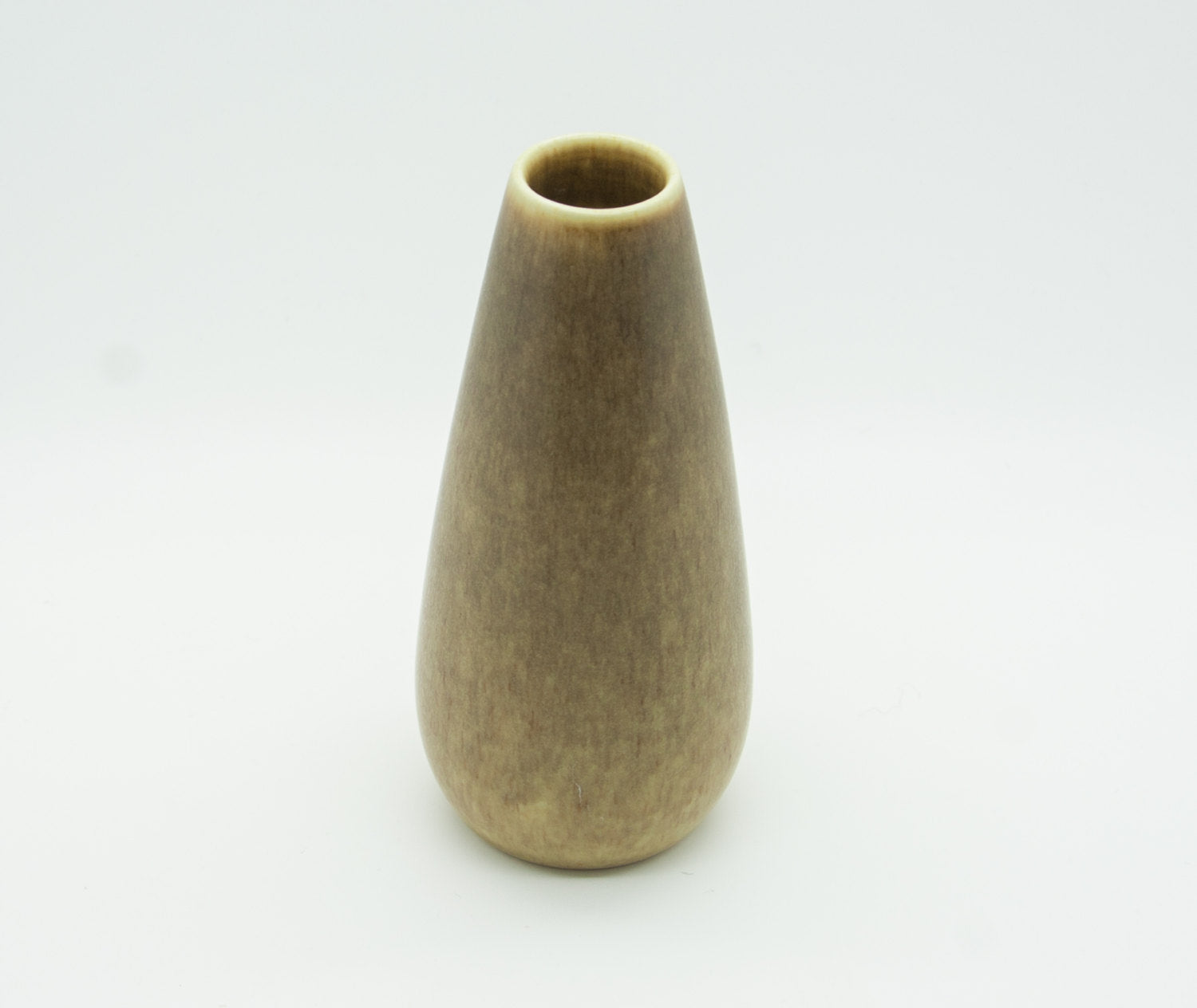 PER LINNEMANN SCHMIDT Palshus Caramel Brown Harefur Glazed Stoneware Vase Mollaris.com 