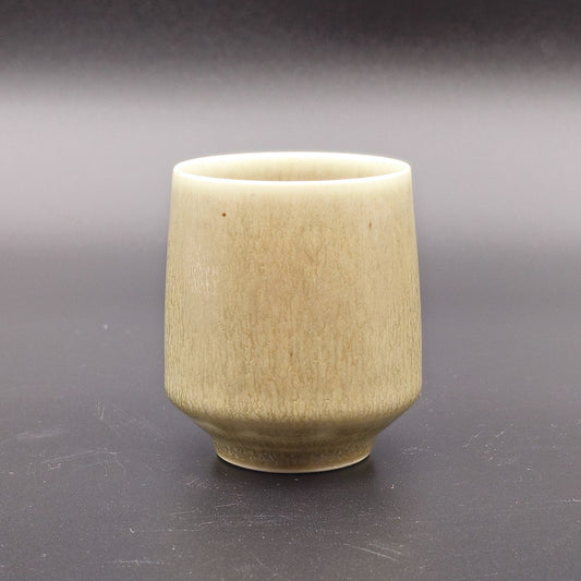 PER LINNEMANN SCHMIDT Palshus Light Brown Harefur Glazed Miniature Stoneware Vase Mollaris.com 