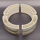 PER LINNEMANN SCHMIDT Palshus White Black Speckled Glazed Stoneware Circular Quarter Vase Group Mollaris.com 