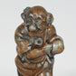 POUL HAUCH CARLSEN Brown Glazed Clown (Charlie Rivel) Stoneware Sculpture Mollaris.com 