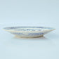 Chinese 19thC. Blue and White Birds and Flowers Garden Scene Porcelain Charger / Dish Qing