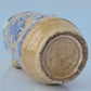 Chinese 19thC. Blue and White Café au lait Crackle Ground Glaze Porcelain Vase Qing