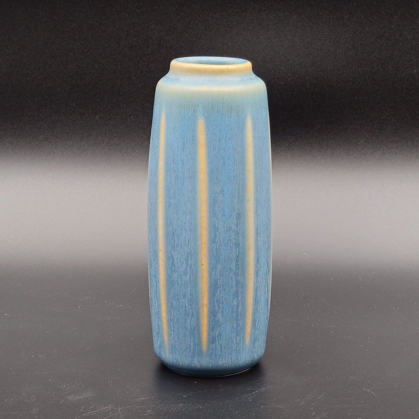 PER LINNEMANN SCHMIDT Palshus Pale Blue Harefur Glazed Stoneware Vase