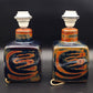 A PAIR OF RÖRSTRAND CARL HARRY STÅLHANE SULTAN BROWN GLAZED TABLE LAMPS | 20TH CENTURY