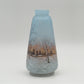 A DAUM NANCY CAMEO ENAMELLED GLASS VASE WITH DUTCH WINTER LANDSCAPE SCENE | EARLY 20TH CENTURY