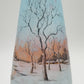 A DAUM NANCY CAMEO ENAMELLED GLASS VASE WITH DUTCH WINTER LANDSCAPE SCENE | EARLY 20TH CENTURY