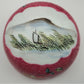 AN EXCEPTIONAL CHINESE FAMILLE ROSE LANDSCAPE INCISED RUBY GROUND LIDDED JAR | LATE REPUBLIC PERIOD, MID 20TH CENTURY