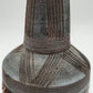 FRATELLI FANCIULLACCI DANCING PEOPLE SGRAFFITO CERAMIC TABLE LAMP | MID 20TH CENTURY