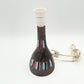 FRATELLI FANCIULLACCI COLORFUL GEOMETRIC SGRAFFITO CERAMIC TABLE LAMP | MID 20TH CENTURY