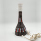 FRATELLI FANCIULLACCI COLORFUL GEOMETRIC SGRAFFITO CERAMIC TABLE LAMP | MID 20TH CENTURY