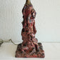 A UNIQUE THEODOR FRIESTAD (1876-1950) EGERSUNDS FAYANCEFABRIK SCULPTURAL CERAMIC LAMP | DATED 1938, 20TH CENTURY