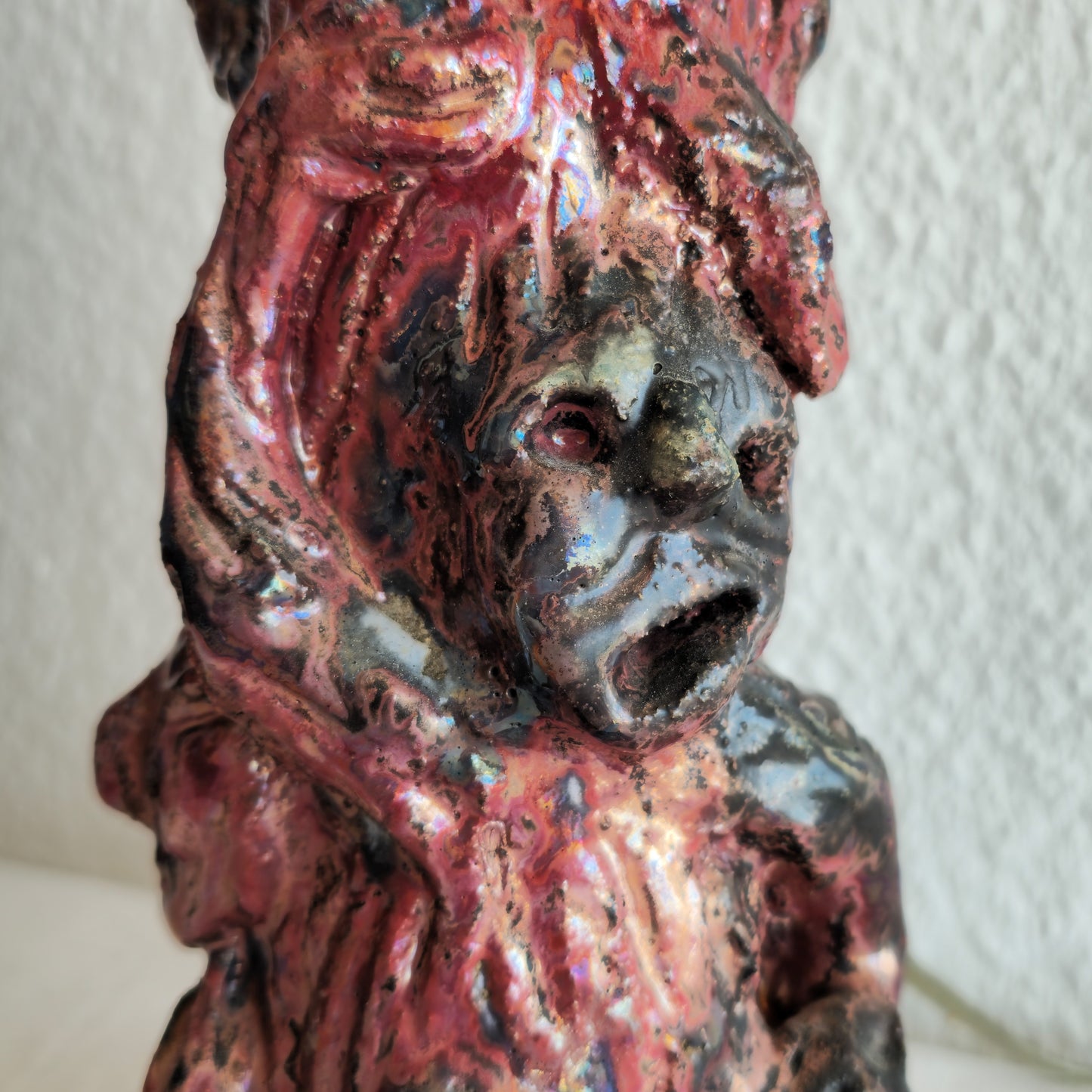 A UNIQUE THEODOR FRIESTAD (1876-1950) EGERSUNDS FAYANCEFABRIK SCULPTURAL CERAMIC LAMP | DATED 1938, 20TH CENTURY