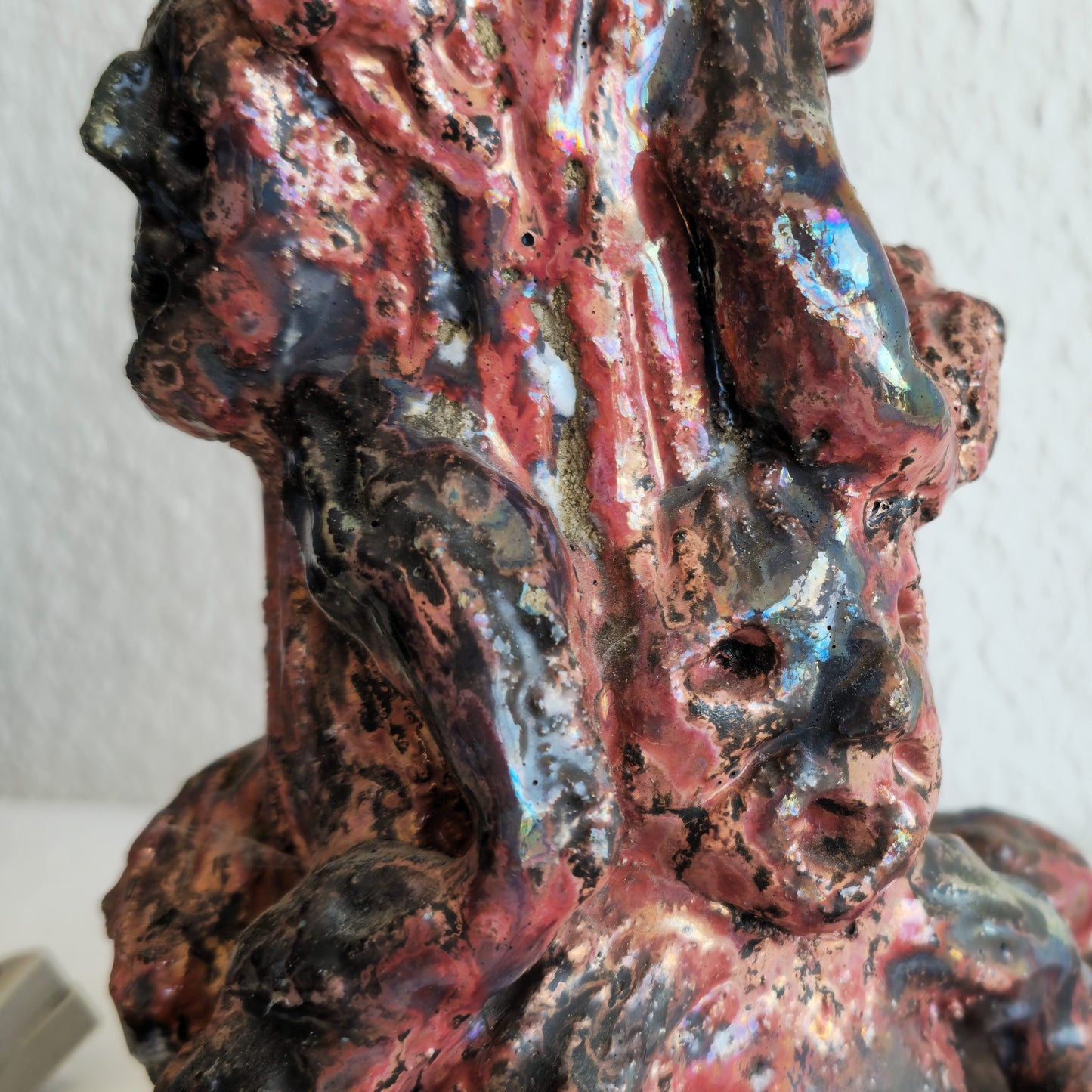 A UNIQUE THEODOR FRIESTAD (1876-1950) EGERSUNDS FAYANCEFABRIK SCULPTURAL CERAMIC LAMP | DATED 1938, 20TH CENTURY