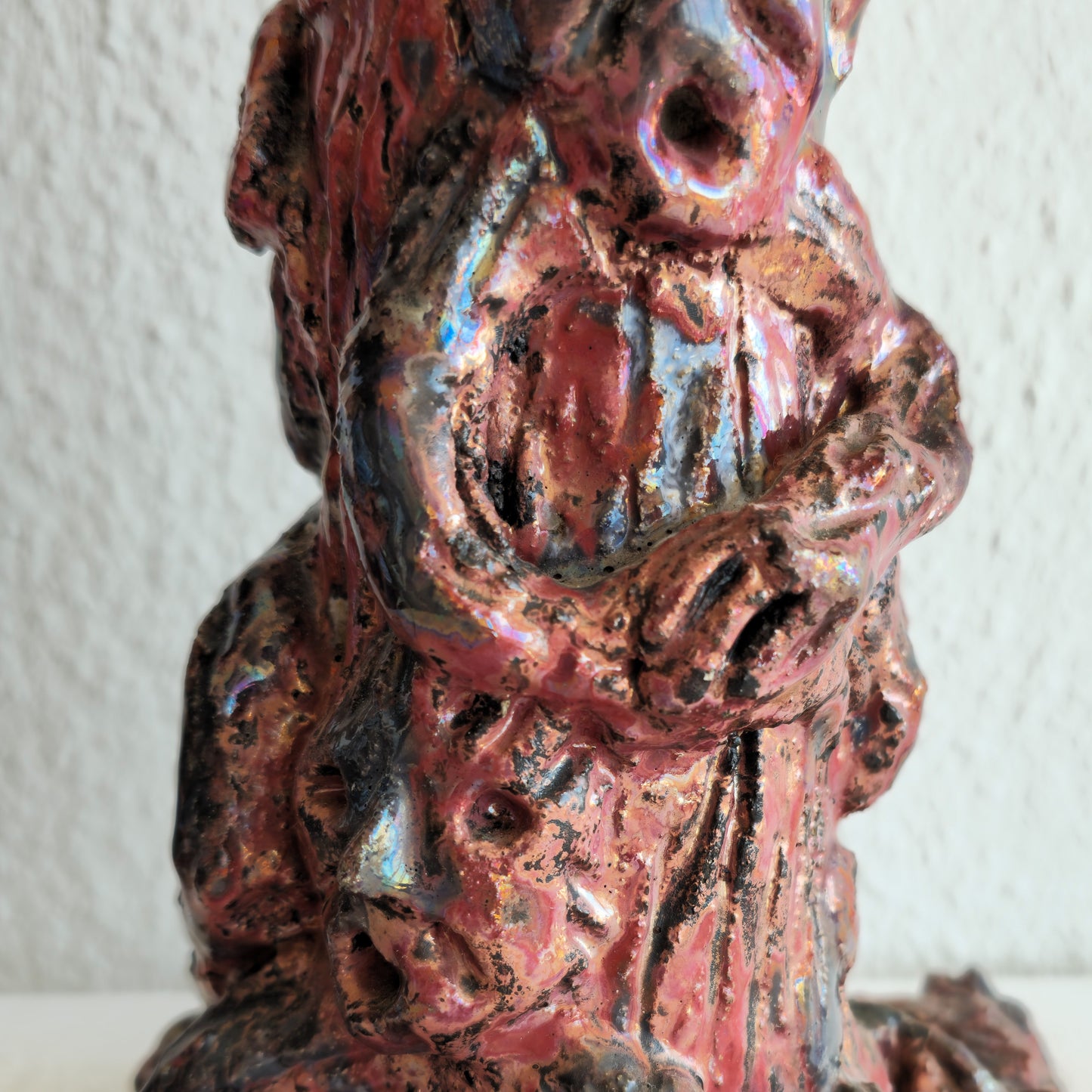 A UNIQUE THEODOR FRIESTAD (1876-1950) EGERSUNDS FAYANCEFABRIK SCULPTURAL CERAMIC LAMP | DATED 1938, 20TH CENTURY