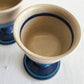 4 x ERLING & KARIN HEERWAGEN CERAMIC EGG CUPS | LATE 20TH CENTURY