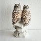 AMPHORA PAIR OF OWLETS PORCELAIN SCULPTURE | EARLY 20TH CENTURY