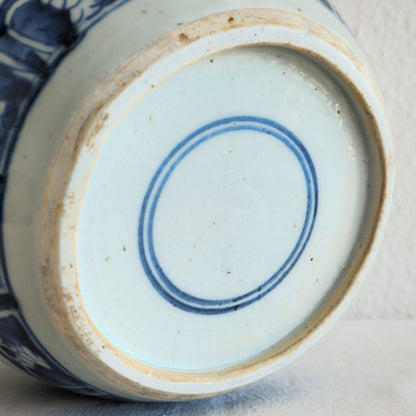A CHINESE BLUE AND WHITE PORCELAIN 'GINGER' JAR | KANGXI PERIOD, EARLY 18TH CENTURY