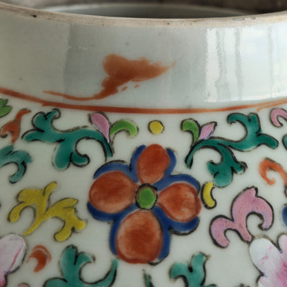 A CHINESE FAMILLE ROSE 'SHUANGXI' PORCELAIN BALUSTER JAR | LATE 19TH CENTURY