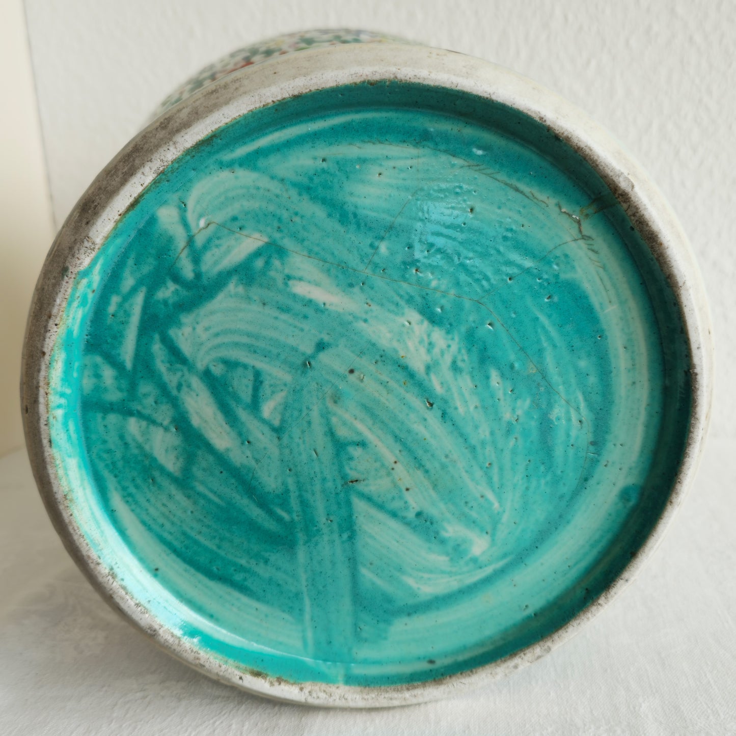 A CHINESE FAMILLE ROSE 'SHUANGXI' PORCELAIN BALUSTER JAR | LATE 19TH CENTURY