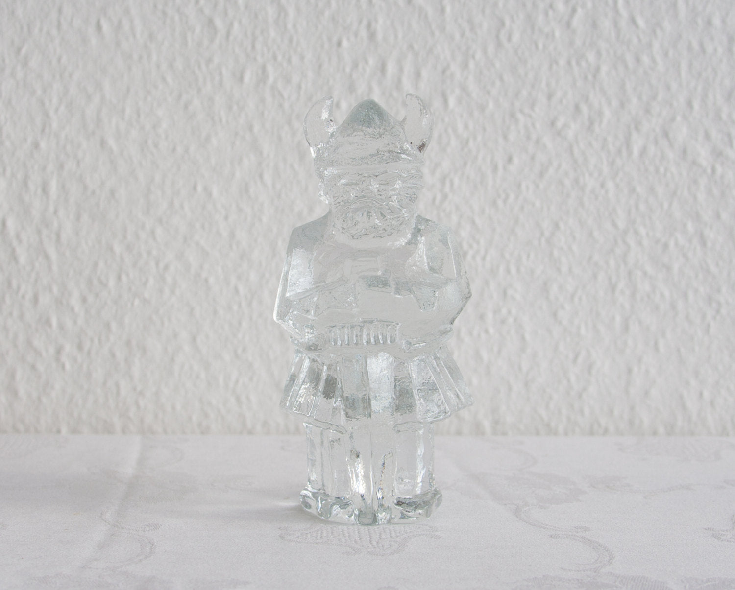 Pukeberg UNO WESTERBERG Glass Viking Figurine Mollaris.com 