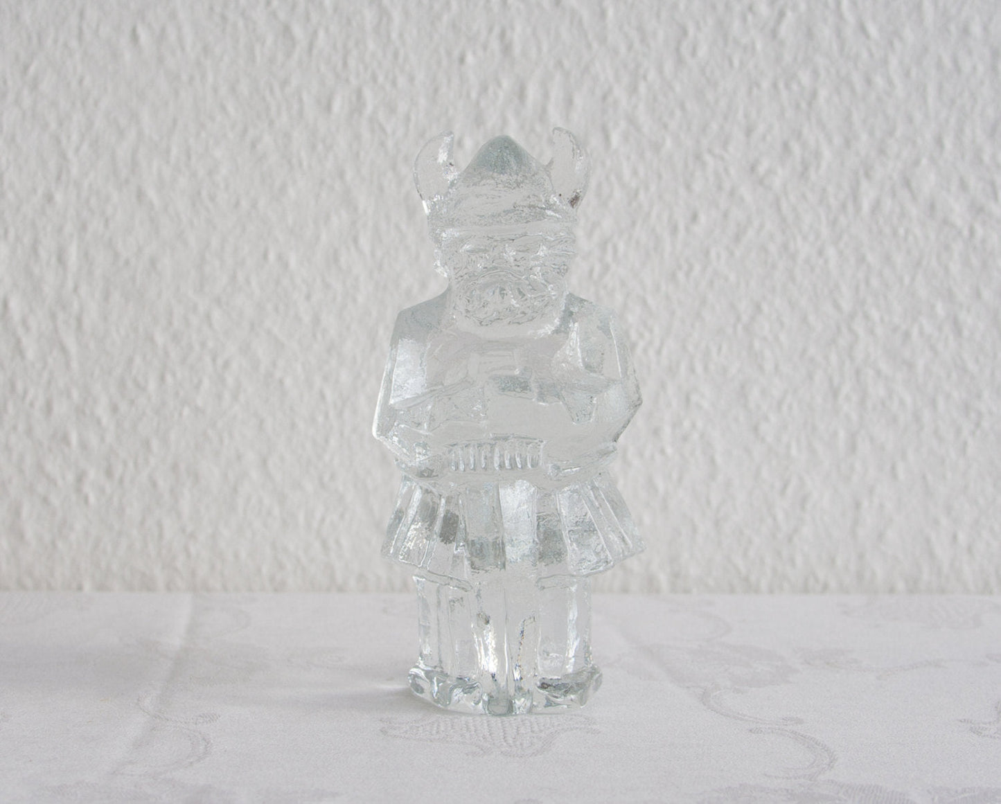 Pukeberg UNO WESTERBERG Glass Viking Figurine Mollaris.com 