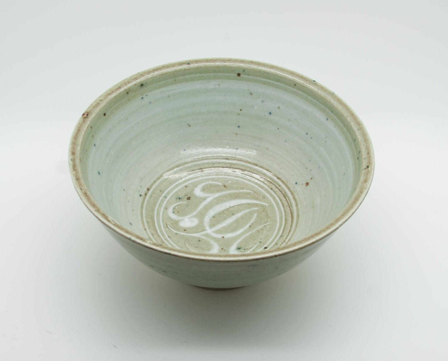 Royal Copenhagen ERIK REIFF Unique Celadon Glazed Stoneware Bowl Mollaris.com 