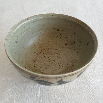 Royal Copenhagen ERIK REIFF Unique Wines and Leaves Decorated Stoneware Bowl Mollaris.com 