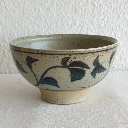 Royal Copenhagen ERIK REIFF Unique Wines and Leaves Decorated Stoneware Bowl Mollaris.com 