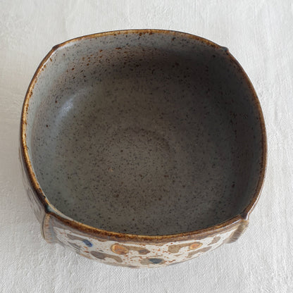 Royal Copenhagen IVAN WEISS Unique Square Stoneware Bowl Mollaris.com 