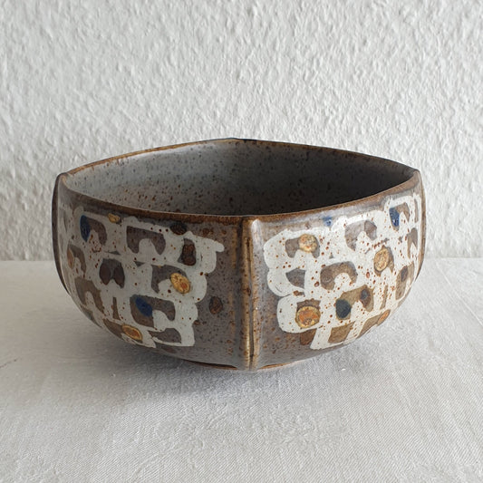 Royal Copenhagen IVAN WEISS Unique Square Stoneware Bowl Mollaris.com 