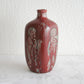 Royal Copenhagen JAIS NIELSEN Oxblood Square Bottle Vase Mollaris.com 