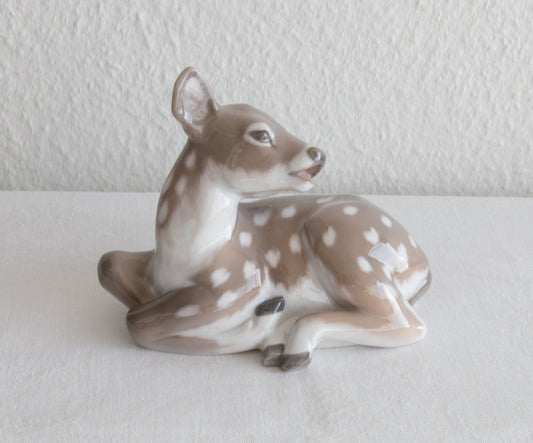 Royal Copenhagen KNUD KYHN Decorated Porcelain SPOTTED FAWN Figurine # 2609 Mollaris.com 