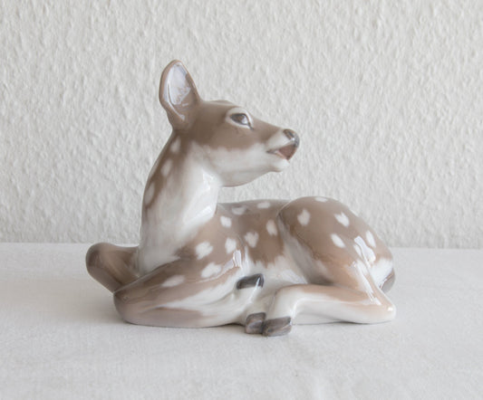Royal Copenhagen KNUD KYHN Decorated Porcelain SPOTTED FAWN Figurine # 2609 Mollaris.com 