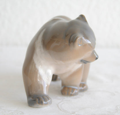 Royal Copenhagen KNUD KYHN Large Decorated Porcelain BEAR Figurine # 2841 Mollaris.com 