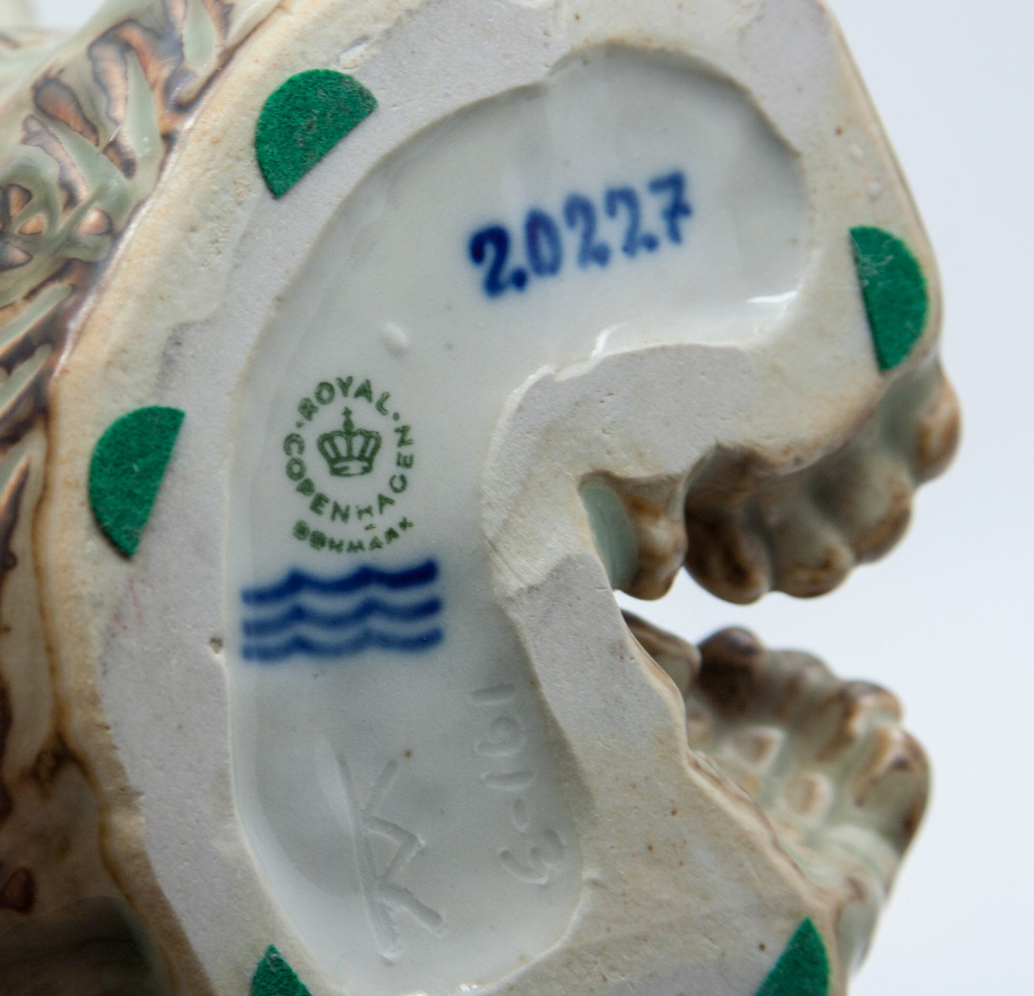 Royal Copenhagen KNUD KYHN Large Sung Glazed Stoneware CHIMPANZEE Figurine # 20227 Mollaris.com 