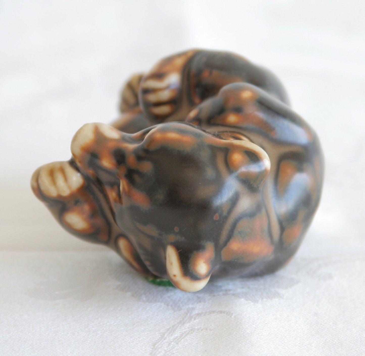 Royal Copenhagen KNUD KYHN Sung Glazed Stoneware Bear Cub Figurine # 21432 Mollaris.com 