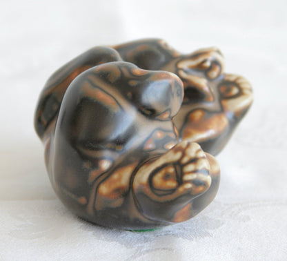 Royal Copenhagen KNUD KYHN Sung Glazed Stoneware Bear Cub Figurine # 21432 Mollaris.com 