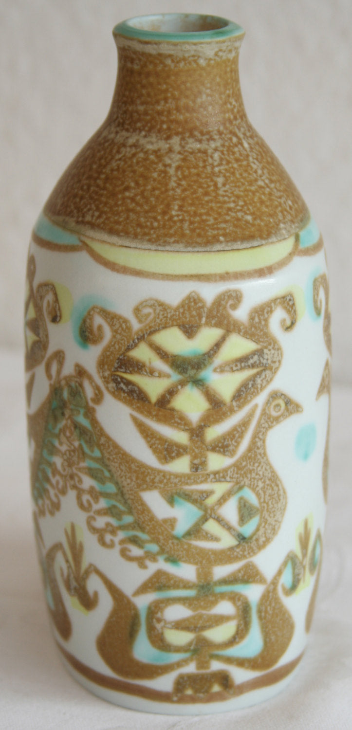 Royal Copenhagen NILS THORSSON BACA Bird Design Faiance Vase Mollaris.com 