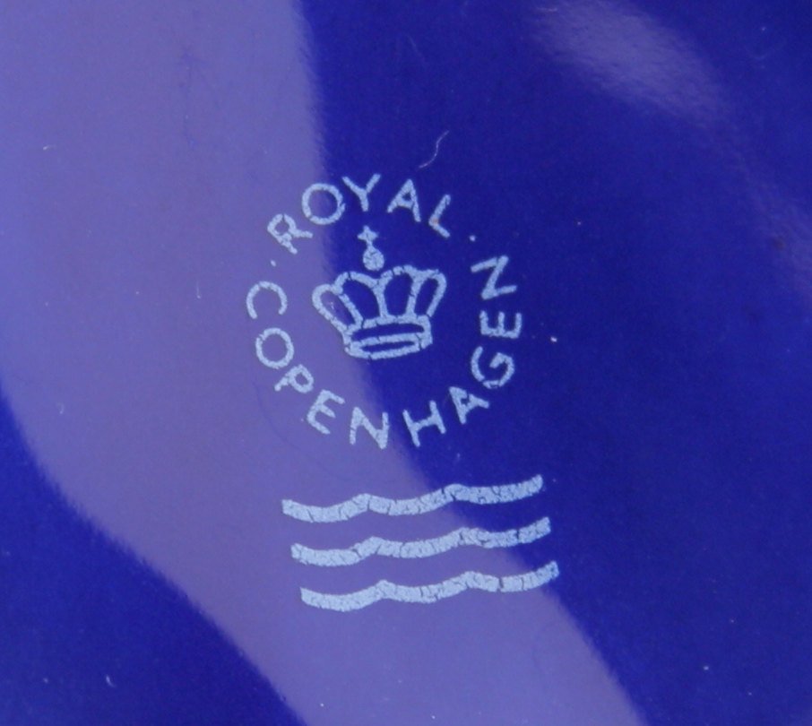 Royal Copenhagen OLE KORTZAU Blue NATURA Faiance Bowl Tray Mollaris.com 