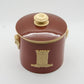 SARREGUEMINES J.G. Hummel Strasbourg Lidded Terracotta Tobacco Jar Mollaris.com 