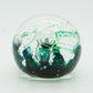 SELKIRK Studio ELECTRA Swirls Bubbles Glass Paperweight Mollaris.com 