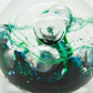SELKIRK Studio ELECTRA Swirls Bubbles Glass Paperweight Mollaris.com 