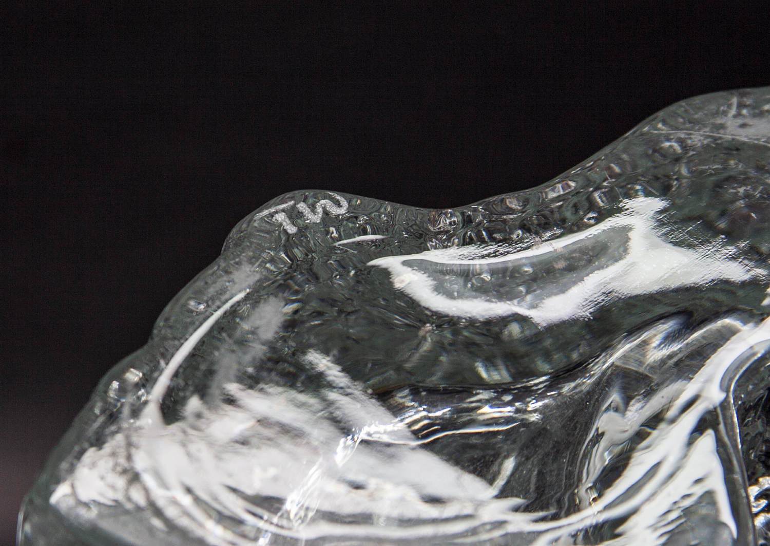TAPIO WIRKKALA Iittala PINUS Crystal Glass Vase Mollaris.com 
