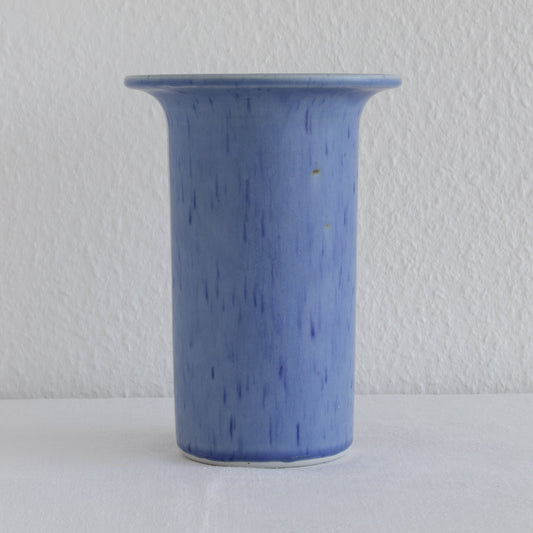 TUE POULSEN Studio Blue Glazed Large Stoneware Vase Mollaris.com 