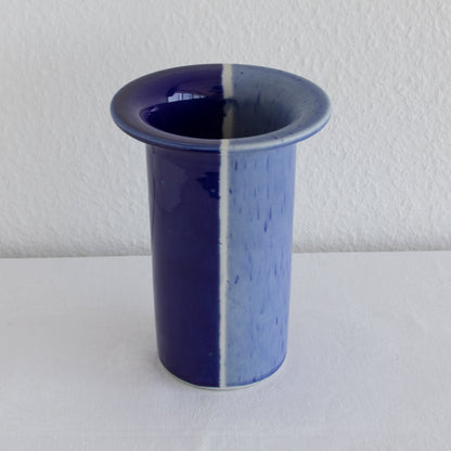 TUE POULSEN Studio Blue Glazed Large Stoneware Vase Mollaris.com 
